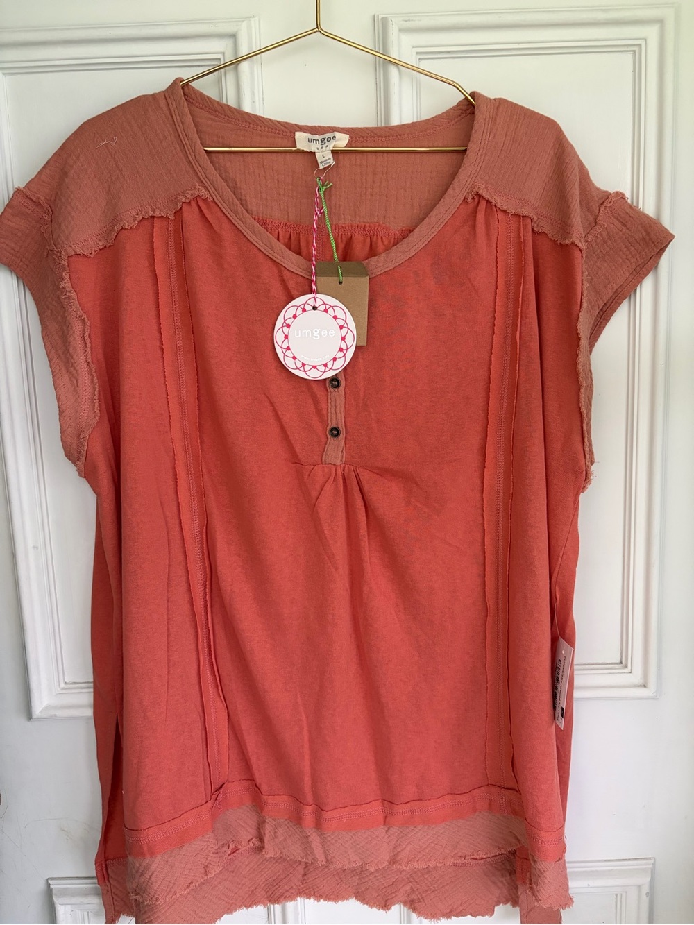 NWT Umgee Coral Top
